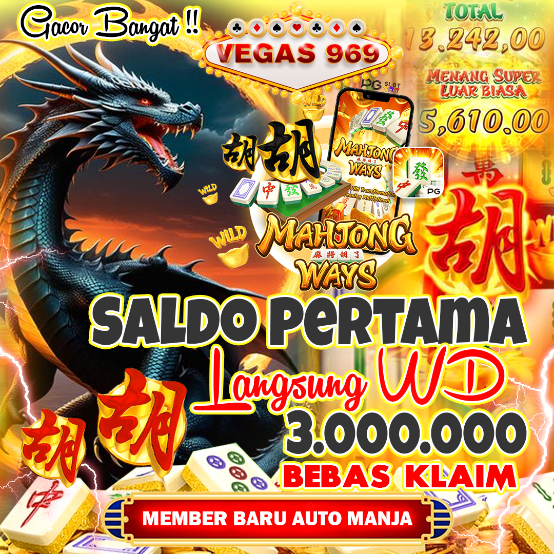 VEGAS969: Situs Slot Online Gacor Resmi Terbaru 2024 Gampang Menang Hari Ini